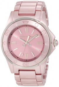 Juicy Couture Women's 1900888 RICH GIRL Pale Pink Aluminum Bracelet Watch