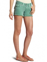 True Religion Women's Kiera Mid Thigh Short, Light Emerald, 32 True Religion Women's Kiera Mid Thigh Short, Light Emerald, 32