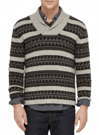 Vince Mens Shawl Collar Thick Wool Gray Sweater Long Sleeves Vince Mens Shawl Collar Thick Wool Gray Sweater Long Sleeves