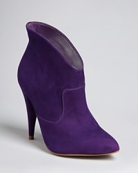 Rein in the season's richest jewel tones in these sculptural booties that are simply out of sight, from STEVEN BY STEVE MADDEN.