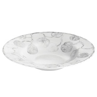 Crafted of fine, delicate vivid-white Limoges porcelain with graphic botanical motifs rendered in precise detail, Michael Aram's Botanical Leaf dinnerware collection is designed to pair perfectly with a range of settings, from casual to formal. Crafted of fine, delicate vivid-white Limoges porcelain with graphic botanical motifs rendered in precise detail, Michael Aram's Botanical Leaf dinnerware collection is designed to pair perfectly with a range of settings, from casual to formal.