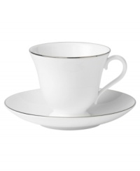 In 18th century England, Josiah Wedgwood, creator of the world famous Wedgwood ceramic ware, established a tradition of outstanding craftsmanship and artistry which continues today. The heirloom-quality Signet Platinum dinnerware pattern is designed for formal entertaining, in pristine white bone china banded with polished platinum. In 18th century England, Josiah Wedgwood, creator of the world famous Wedgwood ceramic ware, established a tradition of outstanding craftsmanship and artistry which continues today. The heirloom-quality Signet Platinum dinnerware pattern is designed for formal entertaining, in pristine white bone china banded with polished platinum.