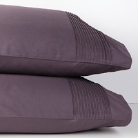 Soft and seductive ottoman striped duvet trimmed with a 1.25 silk flange. Soft and seductive ottoman striped duvet trimmed with a 1.25 silk flange.