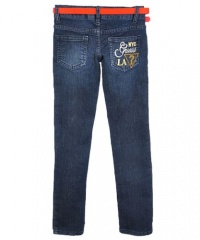 Guess NYC 2 LA Belted Ultra Skinny Jeans (Sizes 7 - 16) - dark stone, 12 Guess NYC 2 LA Belted Ultra Skinny Jeans (Sizes 7 - 16) - dark stone, 12