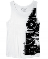 This tank won't weigh you down. Paired with your favorite shorts or denim this shirt from Marc Ecko Cut & Sew is a step up. This tank won't weigh you down. Paired with your favorite shorts or denim this shirt from Marc Ecko Cut & Sew is a step up.