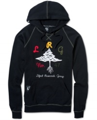 Soft, cozy, and super stylish. You won't want to take this LRG pullover hoodie off till summer. Soft, cozy, and super stylish. You won't want to take this LRG pullover hoodie off till summer.