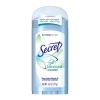 Secret Invisible Solid Antiperspirant & Deodorant Ph Balanced Unscented 2.6 Oz  (Pack of 6)