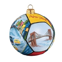 This collectible ornament highlights the sights of NYC-a perfect addition to your tree. This collectible ornament highlights the sights of NYC-a perfect addition to your tree.