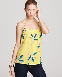 Bring bold style to your basics with this Tucker camisole. Pair with figure-hugging skinnies and wedges for an amped up off-duty look. Bring bold style to your basics with this Tucker camisole. Pair with figure-hugging skinnies and wedges for an amped up off-duty look.