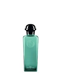 HERMÈS Colognes are generous, figurative expressions of simple pleasures-written as olfactory snapshots. Eau d'orange verte is the founding Eau de cologne in the HERMÈS Colognes Collection. Sparkling and invigorating, it carries the green freshness of an explosion of oranges with a woody signature. Citrus, minty, woody. HERMÈS Colognes are generous, figurative expressions of simple pleasures-written as olfactory snapshots. Eau d'orange verte is the founding Eau de cologne in the HERMÈS Colognes Collection. Sparkling and invigorating, it carries the green freshness of an explosion of oranges with a woody signature. Citrus, minty, woody.