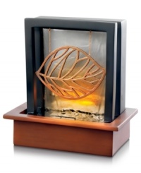Refresh, relax, rejuvenate. Set up a soothing corner in your space with this illuminated fountain. The constant trickle of gentle water, a natural design and soft lighting infuse tranquility. 1-year warranty. Model WFL-REON. Refresh, relax, rejuvenate. Set up a soothing corner in your space with this illuminated fountain. The constant trickle of gentle water, a natural design and soft lighting infuse tranquility. 1-year warranty. Model WFL-REON.
