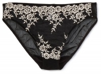 Wacoal Women's Embrace Lace Bikini, Black, Large Wacoal Women's Embrace Lace Bikini, Black, Large