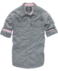With cool contrast details, this shirt from Ecko Unltd is a welcome shakeup of your weekend wardrobe. With cool contrast details, this shirt from Ecko Unltd is a welcome shakeup of your weekend wardrobe.