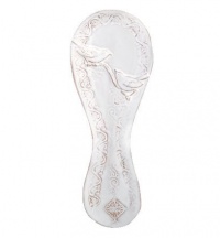 VIETRI BELLEZZA White Spoon Rest VIETRI BELLEZZA White Spoon Rest
