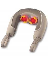 Tired of sticking your neck out? Get the relief you crave with this powerful massager. Combining invigorating vibrations, rotating, deep-reaching shiatsu technique and soothing heat, this relaxation must-have works out hidden kinks and knots. 2-year warranty. Model NMS-360. Tired of sticking your neck out? Get the relief you crave with this powerful massager. Combining invigorating vibrations, rotating, deep-reaching shiatsu technique and soothing heat, this relaxation must-have works out hidden kinks and knots. 2-year warranty. Model NMS-360.
