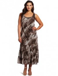 Jessica Howard Women's Plus-Size Exotic Maxi Dress Jessica Howard Women's Plus-Size Exotic Maxi Dress