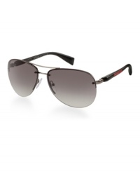 The high-performance distinctive Red Stripe logo of Prada Linea Rossa is a lifestyle sunwear collection created for the fashion-forward consumer. For those who wear sunglasses for competitive and noncompetitive sports and leisure, Prada Linea Rossa unites both active and leisure lifestyles in an eyewear collection, while holding fast to the unmistakable Prada style. The high-performance distinctive Red Stripe logo of Prada Linea Rossa is a lifestyle sunwear collection created for the fashion-forward consumer. For those who wear sunglasses for competitive and noncompetitive sports and leisure, Prada Linea Rossa unites both active and leisure lifestyles in an eyewear collection, while holding fast to the unmistakable Prada style.