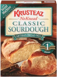 Krusteaz Sourdough Bread Mix, Artisian Bread Mix 14-Ounce Boxes (Pack of 12)