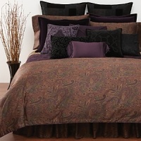 A chic palette of black and rich purple is exquisitely detailed with elegant jet beading and intricate embroidery. Timeless paisley gets a new edge when paired with bold leopard for a stylish juxtaposition of masculine and feminine. A chic palette of black and rich purple is exquisitely detailed with elegant jet beading and intricate embroidery. Timeless paisley gets a new edge when paired with bold leopard for a stylish juxtaposition of masculine and feminine.