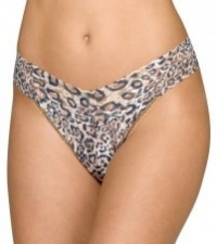 Hanky Panky Leopard Nouveau Original Rise Thong 4X1181 One Size/Leopard Hanky Panky Leopard Nouveau Original Rise Thong 4X1181 One Size/Leopard
