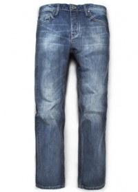 H.E. By Mango Men's Straight-Fit Robert Washed Jeans - Robert7 H.E. By Mango Men's Straight-Fit Robert Washed Jeans - Robert7