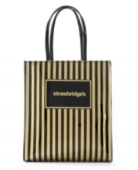 History repeats itself. This fantastic lunch tote displays the famed logo of Strawbridge Department Stores, once located in downtown Philadelphia. A token memory of the store where the large, bronze wild boar stood as a beacon of good luck, this versatile bag makes room for your midday meal & snacks for a fabulous lunch on the go. History repeats itself. This fantastic lunch tote displays the famed logo of Strawbridge Department Stores, once located in downtown Philadelphia. A token memory of the store where the large, bronze wild boar stood as a beacon of good luck, this versatile bag makes room for your midday meal & snacks for a fabulous lunch on the go.