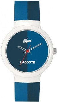 Lacoste GOA Navy and Blue Dial White Plastic Unisex Watch 2020035 Lacoste GOA Navy and Blue Dial White Plastic Unisex Watch 2020035