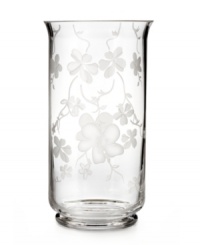 Fresh pick. Delicate florals flourish on this resplendent crystal vase from Marquis by Waterford, gracing your home with refined sophistication. Fresh pick. Delicate florals flourish on this resplendent crystal vase from Marquis by Waterford, gracing your home with refined sophistication.