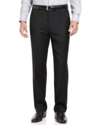 Round out your dress wardrobe with classic black pants from Lauren by Ralph Lauren. Round out your dress wardrobe with classic black pants from Lauren by Ralph Lauren.