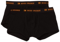 HUGO BOSS Men's Boxer Brief Om 2 Pack, Black, Medium