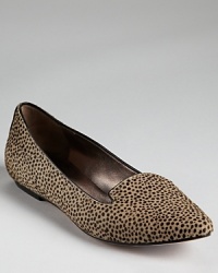 Stylishly spotted, DKNY's smoking-flat inspired Salina shoes lend low-key chic. Stylishly spotted, DKNY's smoking-flat inspired Salina shoes lend low-key chic.