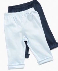 In stock. Make sure you've always got the basics on hand with this pant 2-pack from First Impressions. In stock. Make sure you've always got the basics on hand with this pant 2-pack from First Impressions.