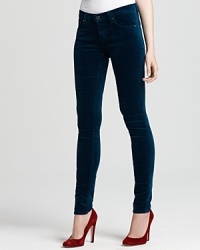 Exclusively at Bloomingdale's. Rendered in plush, stretchy velvet, these AG Adriano Goldschmied skinny pants are a fall must-have. Exclusively at Bloomingdale's. Rendered in plush, stretchy velvet, these AG Adriano Goldschmied skinny pants are a fall must-have.