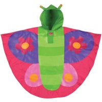 Stephen Joseph Girl's Rain Poncho, Butterfly, One Size Stephen Joseph Girl's Rain Poncho, Butterfly, One Size