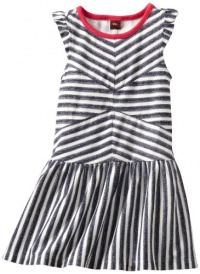Tea Collection Girls 2-6X Zebra Stripe Flutter Dress, Milk, 2 Tea Collection Girls 2-6X Zebra Stripe Flutter Dress, Milk, 2