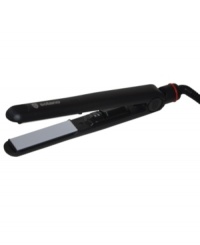 Exclusive, sleek shine is brought straight to you by the Solano Sleekheat 450. Featuring two four-sided, beveled plates, the Sleekheat 450 flat iron ensures a smooth glide and styling versatility all in one. Its far infrared heat dries strands from the inside out, maintaining hair health. Advanced ionic technology improves moisture while eliminating static and professional quality tourmaline smooths hair and adds long-lasting, ultimate shine. 2-year limited warranty. Exclusive, sleek shine is brought straight to you by the Solano Sleekheat 450. Featuring two four-sided, beveled plates, the Sleekheat 450 flat iron ensures a smooth glide and styling versatility all in one. Its far infrared heat dries strands from the inside out, maintaining hair health. Advanced ionic technology improves moisture while eliminating static and professional quality tourmaline smooths hair and adds long-lasting, ultimate shine. 2-year limited warranty.