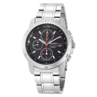 Seiko Men's SNDB03 Stainless Steel Chronograph Black Dial Watch Seiko Men's SNDB03 Stainless Steel Chronograph Black Dial Watch