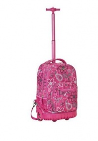 Rockland Luggage Sedan 19 Rolling Backpack (Pink Bandana) Rockland Luggage Sedan 19 Rolling Backpack (Pink Bandana)
