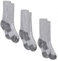 Carhartt Men's Cotton 3 Pack Crew Work Socks