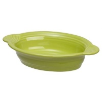 Fiesta 9-Inch by 5-Inch Individual Oval Casserole, Lemongrass Fiesta 9-Inch by 5-Inch Individual Oval Casserole, Lemongrass