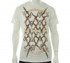 Marc Ecko Cut & Sew Bleach White Graphic SS T-Shirt