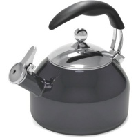 Chantal Enamel on Steel 1.8-Quart Timeless Teakettle, Onyx Chantal Enamel on Steel 1.8-Quart Timeless Teakettle, Onyx
