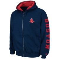 MLB Boston Red Sox Cold Fire Hooded Full Zip Fleece Men's MLB Boston Red Sox Cold Fire Hooded Full Zip Fleece Men's