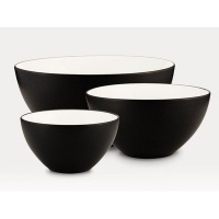 Noritake 3-Piece Colorwave Bowl Set, Graphite Noritake 3-Piece Colorwave Bowl Set, Graphite