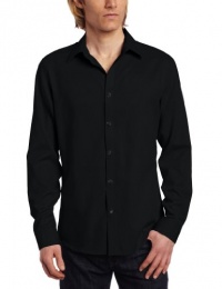 Calvin Klein Sportswear Men's Slim Fit Long Sleeve Chambray Twill Woven Calvin Klein Sportswear Men's Slim Fit Long Sleeve Chambray Twill Woven