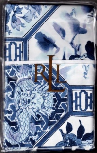 Ralph Lauren Palm Harbor Octagonal Blue/White Pillowcases Standard Ralph Lauren Palm Harbor Octagonal Blue/White Pillowcases Standard