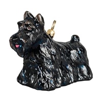 A lovely gift for any Scottish Terrier owner, the Pet Set dog ornaments from Joy to the World are endorsed by Betty White to benefit Morris Animal Foundation. Each hand painted ornament is packed individually in its own black lacquered box. A lovely gift for any Scottish Terrier owner, the Pet Set dog ornaments from Joy to the World are endorsed by Betty White to benefit Morris Animal Foundation. Each hand painted ornament is packed individually in its own black lacquered box.