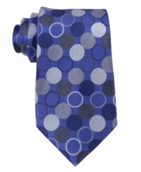 Enter the winner's circle. This spotted tie from Michael Kors will round out your look nicely. Enter the winner's circle. This spotted tie from Michael Kors will round out your look nicely.
