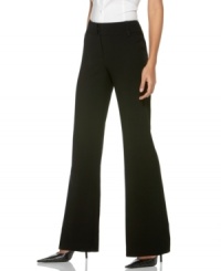 AGB's pants are tailored to perfection, creating a long, lean line for a very flattering fit.