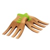 Totally Bamboo 20-2177 Silicone Salad Hands, Green